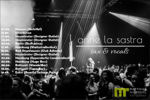 Anne La Sastra live Saxophon