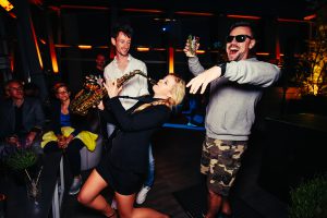 Clouds & Heaven´s Nest Saxophonistin