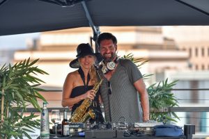 Saxophonistin Kai Schwarz