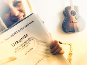 Saxophonistin Hamburg Markenanmeldung