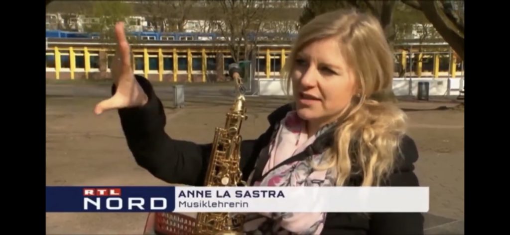 Saxophonistin RTL Nord